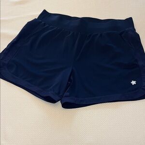 Tek Gear- dry tek running shorts, ladies Med. Navy blue, 2 large side pockets